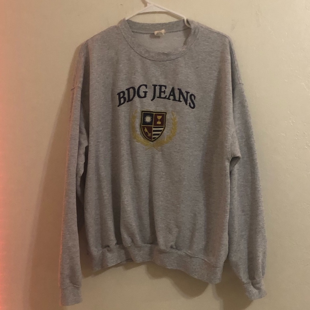 BDG crest crewneck sweater